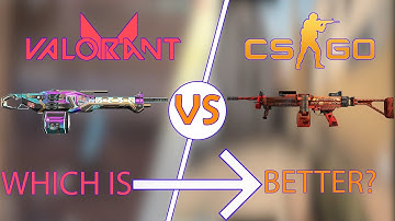 Valorant vs CS:GO - All weapons + SKINS Comparison