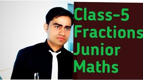 Junior maths class-5 Fractions Ex-7G