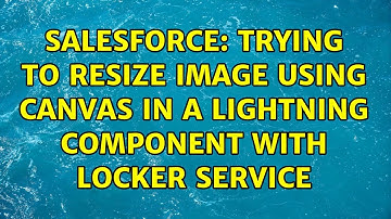 Salesforce: Trying to resize image using canvas in a lightning component with locker service