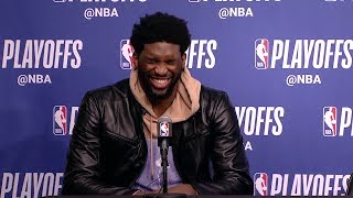 Joel Embiid Trolls Warriors with 3-1 Joke \& Jimmy Butler Leaves! | April 20, 2019