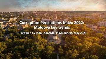 Corruption Perceptions Index 2022 Moldova key trends