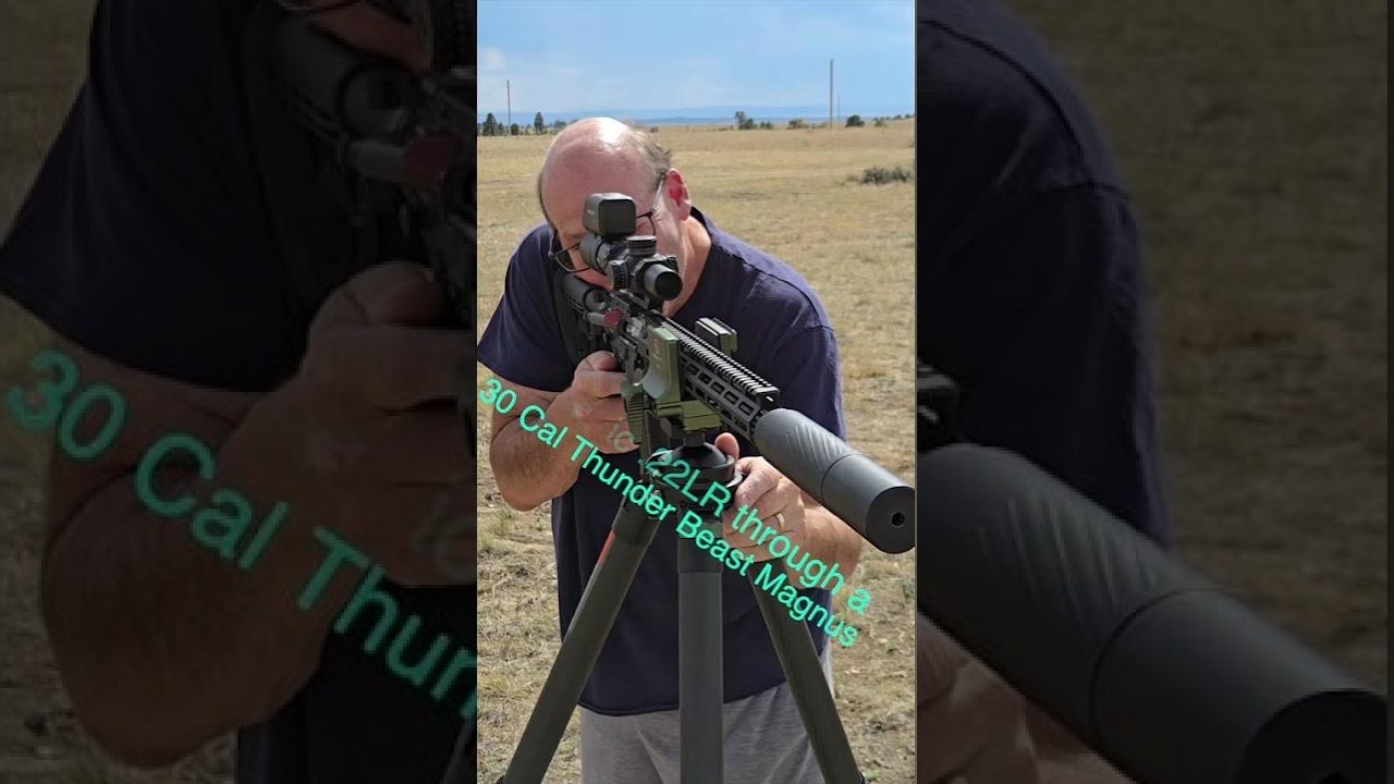 Subsonic .22 LR Through a Thunder Beast Magnus… Why?