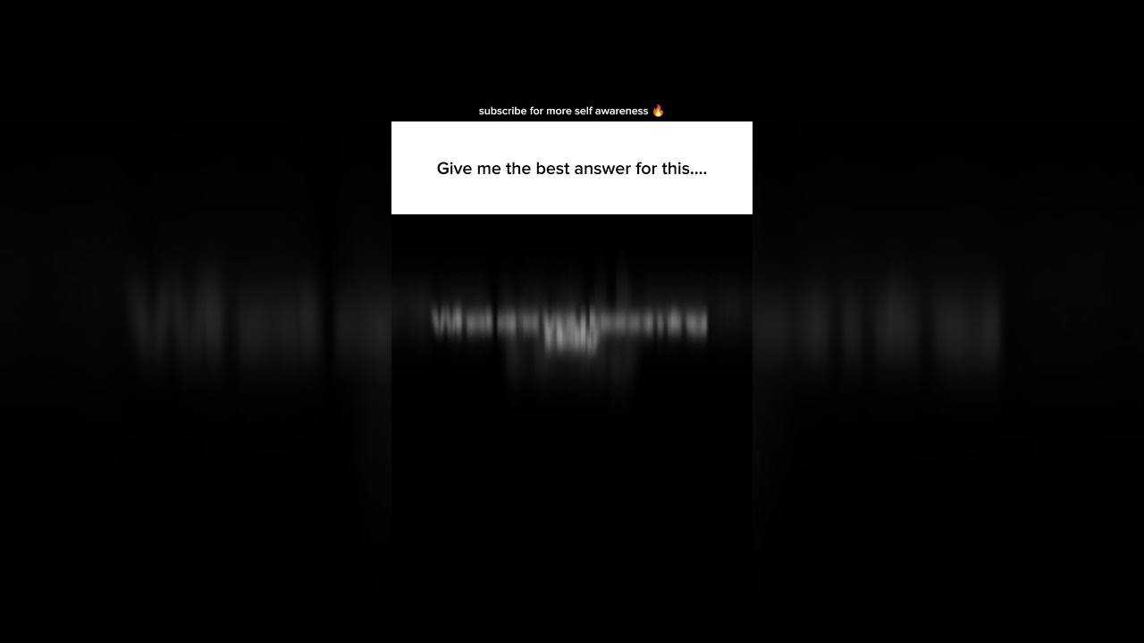 Making people self aware.2. 