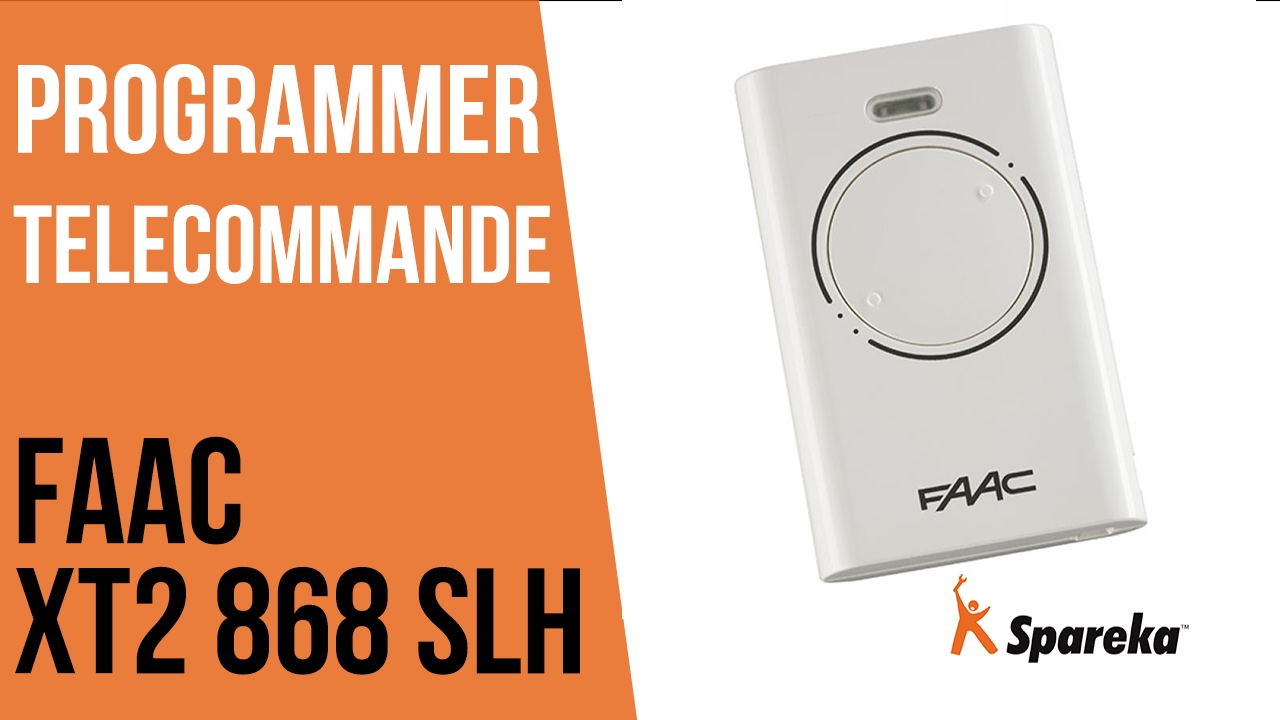 Programmer une Télécommande Faac XT2 868 SLH - Vidéo Dailymotion