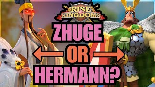 Which Commander is BEST FOR YOU? Zhuge or Hermann Prime? Rise of Kingdoms