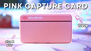 🎀 AverMedia Live Gamer MINI PINK Review | 1080p Capture Card for Streamers