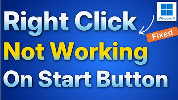 Rechtermuisklik werkt niet in het Startmenu / Taakbalk in Windows