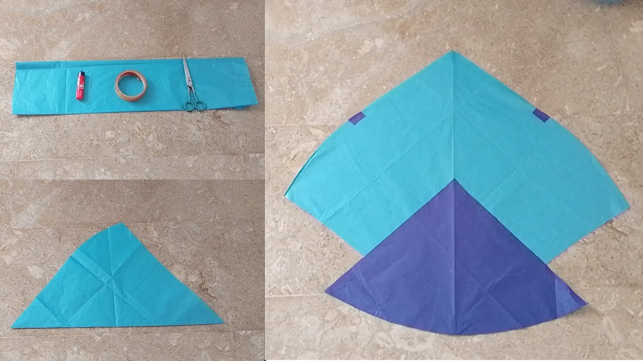 How To Make A Kite With Broom Sticks || Easy Step By Step Kite Making || Bazari Kite