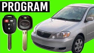 How To Program a Toyota Corolla Key (20052019)