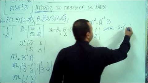 AL - 2 - 10 - Determinação da matriz de mudança de base 1ª parte.wmv