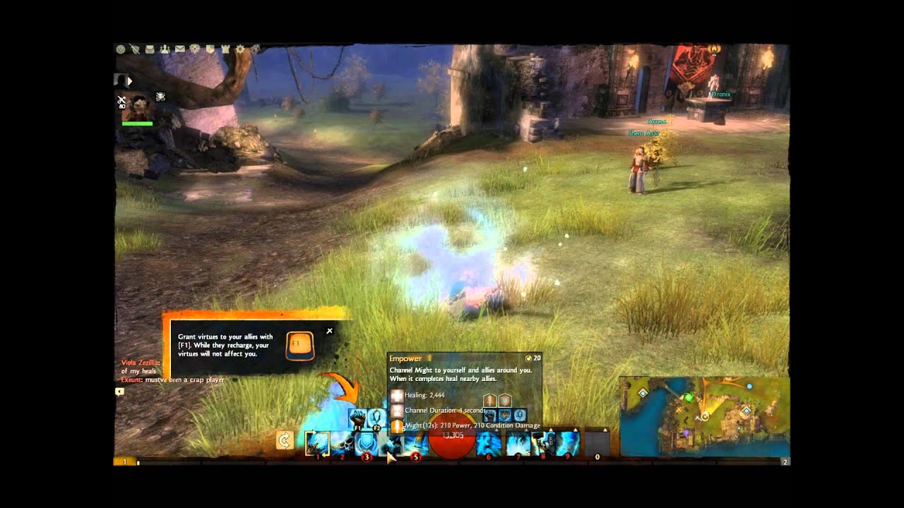 Guild Wars 2 recent Guardian staff skill changes