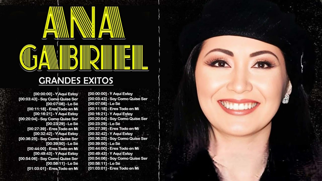 ⁣ANA GABRIEL 70s, 80s GRANDES EXITOS ~ ANA GABRIEL EXITOS SUS MEJORES CANCIONES