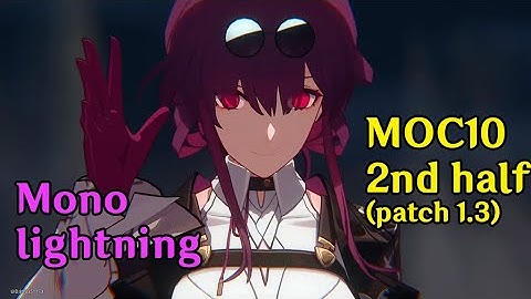 Kafka (e0 /si1 | tingyun , serval , bailu) mono lightning shocks new MoC 10 | 2nd half patch 1.3