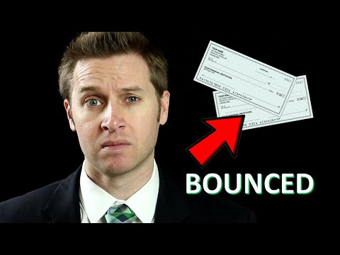 Video: Op een geretourneerde cheque?