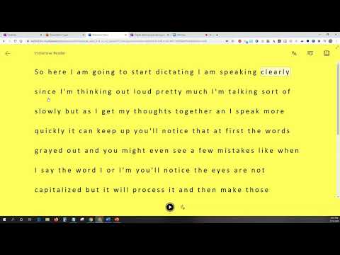 Office 365 Dictate / Immersive Reader Quick Intro