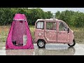 Camp In Rain With My Cozy Mini Tricycle Asmr Outdoors 