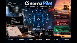 CinemaPilot — Autonomous AI Production Studio for Film | Agentic Cinema Hackathon