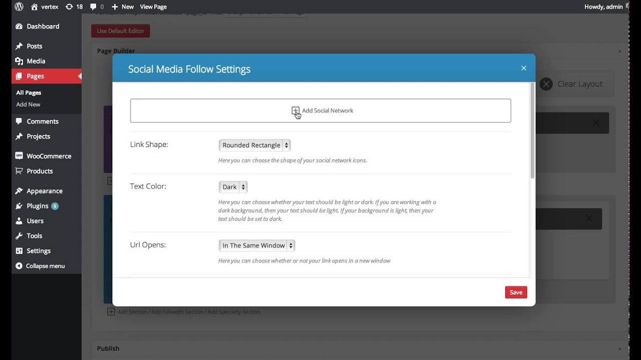 Using The Divi Social Follow Module