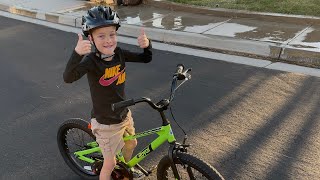 Teaching Quints To Ride Bikes - Cheering On Mom