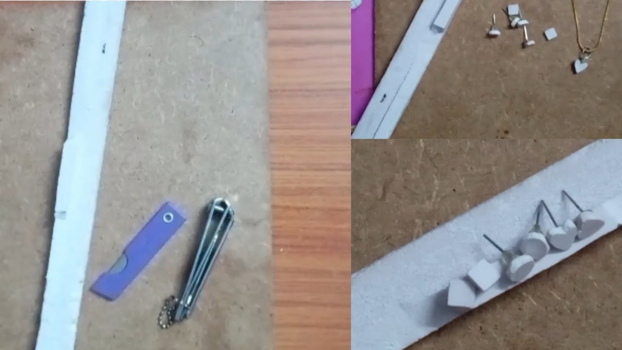 😱🔥  don't throw out very easy to make ear rings and heart ❤️ locket 