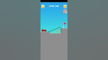 Draw Bridge puzzle level 1163 #game #gameplay #games #story1 #drawing #gaming #draw #trending#shorts