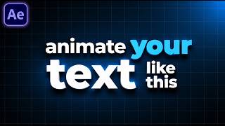 Create Stunning Kinetic Typography in After Effects | Motion Graphics