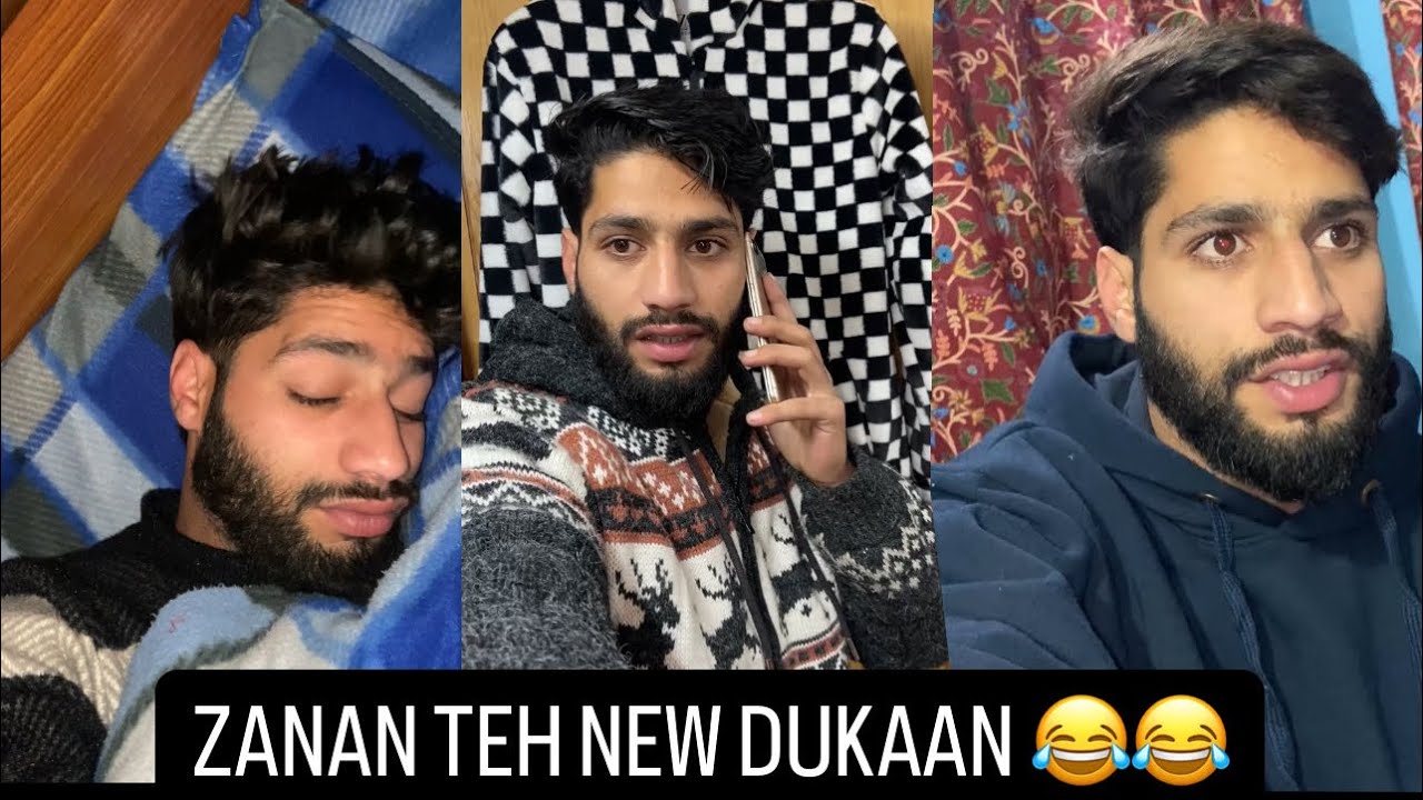 ZANAN TEH NEW DUKAAN 😂😂 FUNNY KASHMIRI DRAMA 