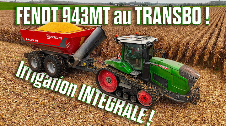 🌽 I discover INTEGRAL IRRIGATION at CORN HARVEST with FENDT TRACKED TRANSFER 😎