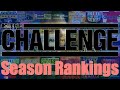 The Challenge - Season Rankings