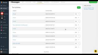 Setting Membership End Reminders and Templates