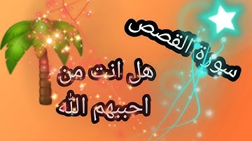 سورةالقصص القارئ رضا عبد المحسن اجمل صوت