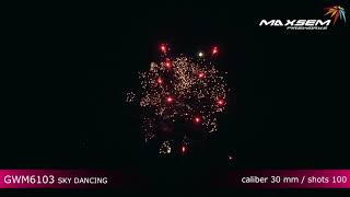 Батарея салютов на 100 выстрелов SKY DANCING GWM6103 MAXSEM