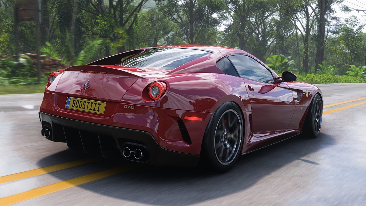 DRIVE IT LIKE YOU STOLE IT Ferrari 599 GTO - FH5 | Steering Wheel Gameplay