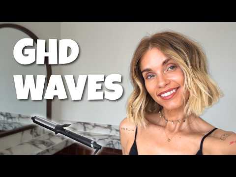 How to Style a Bob with the GHD Curve Soft Curl Tong | Easy Beachy Waves 🌊