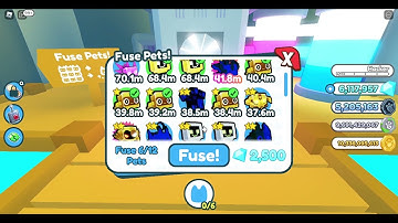 What happens when you fuse 2 Golden Happy Computer & 4 Golden Robots? (Pet Simulator X!)