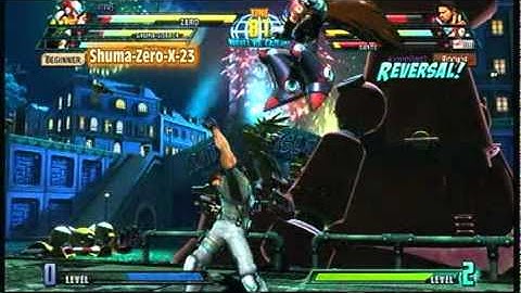 Marvel Vs Capcom 3 Xbox Live Player Match vs AveenGeo1