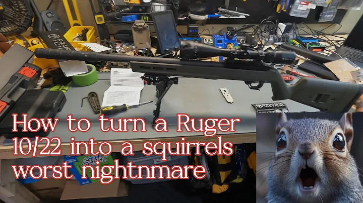 How to install a magpul hunter x-22,  convert a stock Ruger 10/22 into a squirrels worst nightmare!