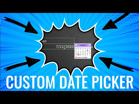 Date Picker In