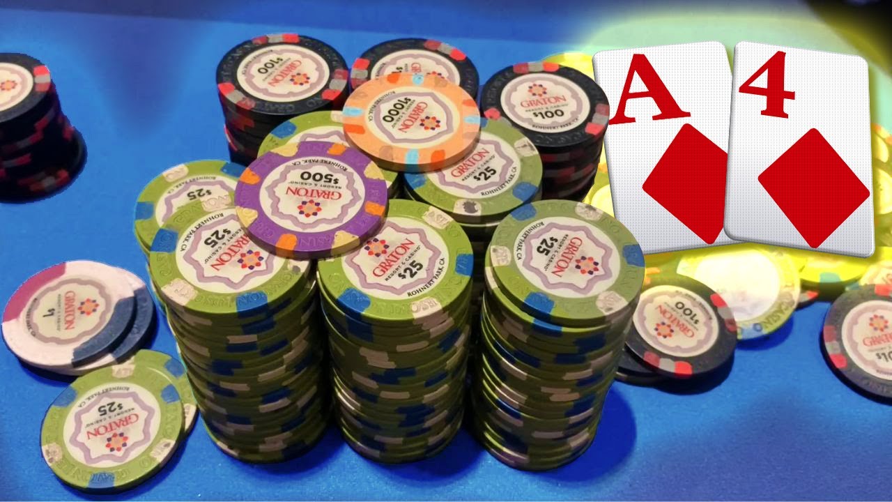 I LOVE ACE FOUR SUITED!