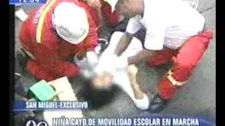 Niña cayó de movilidad escolar screenshot 1