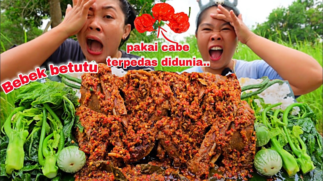 JONTOR 🔥‼️BEBEK BETUTU PAKAI CABE TERPEDAS DIDUNIA 🥵.