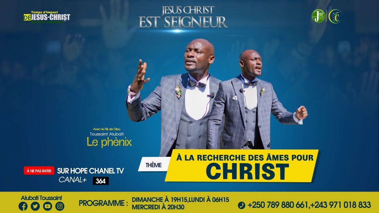 A LA RECHERCHE DES ÂMES POUR CHRIST. temps d’impact de JÉSUS CHRIST dans la jeunesse YouTube