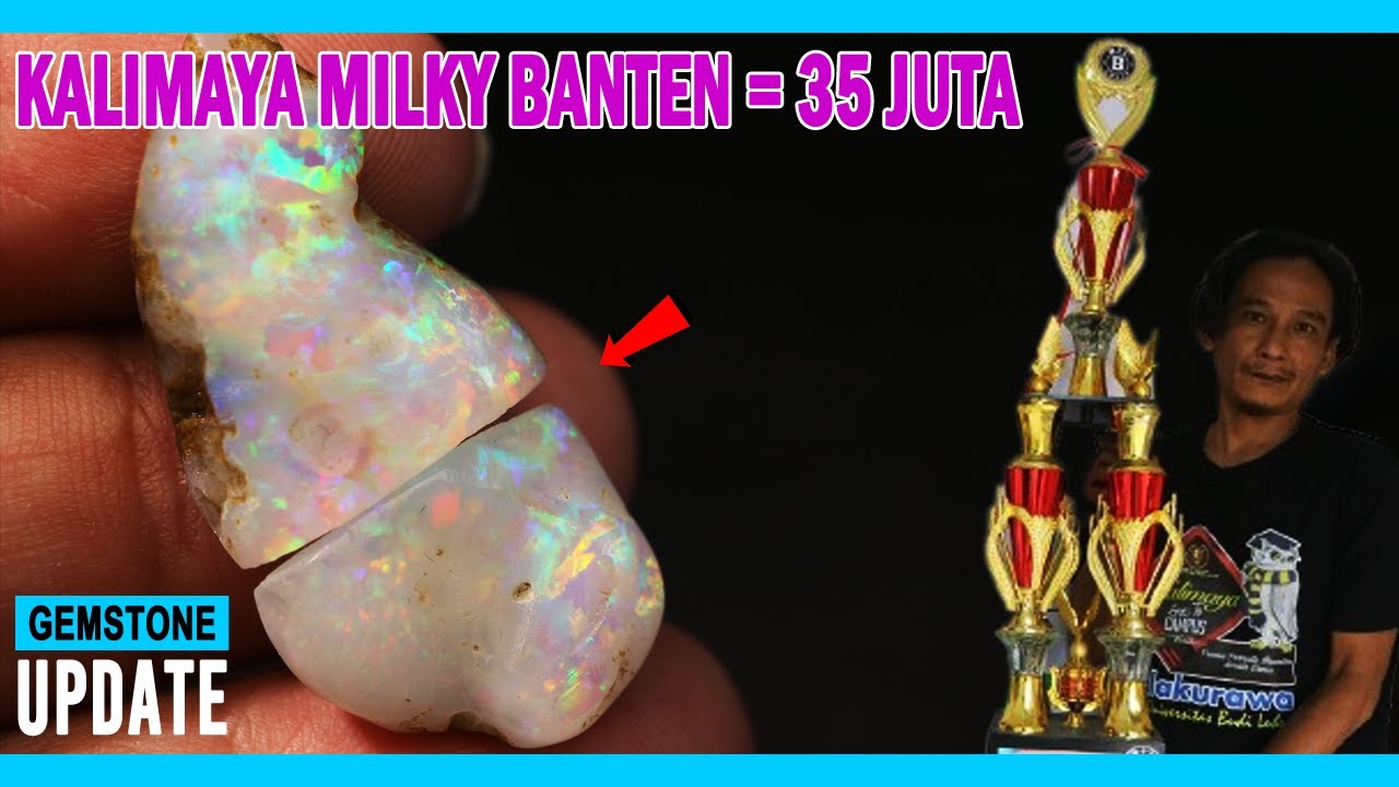GEMSTONES UPDATE 01022023 - BATU KALIMAYA JUARA MILKY TEH KRISTAL LUKUT KOPI BLACK OPAL BANTEN