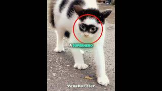 Masked Cat Scares Bully Away Like A Hero