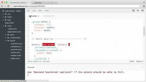 Placeholder Selectors