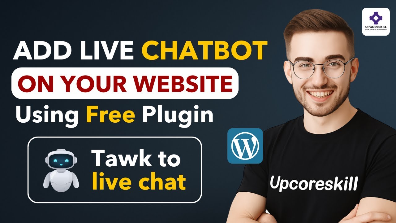 How to Add Live Chatbot in Your Website | Add Live Chatbot | Tawk to ...