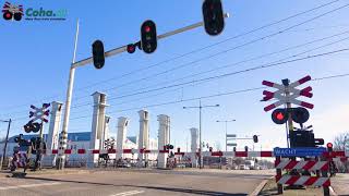 Spoorwegovergang Helmond nb 4k dutch Railroad Crossing