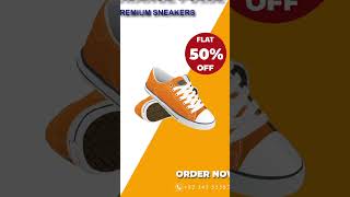 Challenge Day 1: Shoes Flyer Design on Mobile! 🎨👟 #shorts #graphicdesign #flyerdesign #viral
