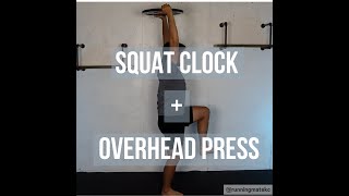 Squat Clock to Overhead Press