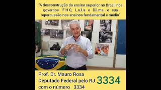 Desconstrução do ensino superior do Brasil nos governos FHC, L.u.l.a  e D.i.l.m.a e sua repercussão